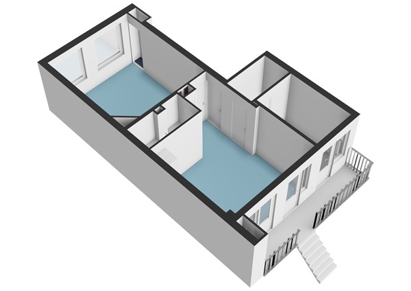 Floorplan - Bos en Lommerweg 27h, 1055 DK Amsterdam